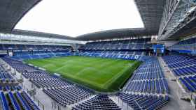 Panorámica del Carlos Tartiere, estadio del Real Oviedo.