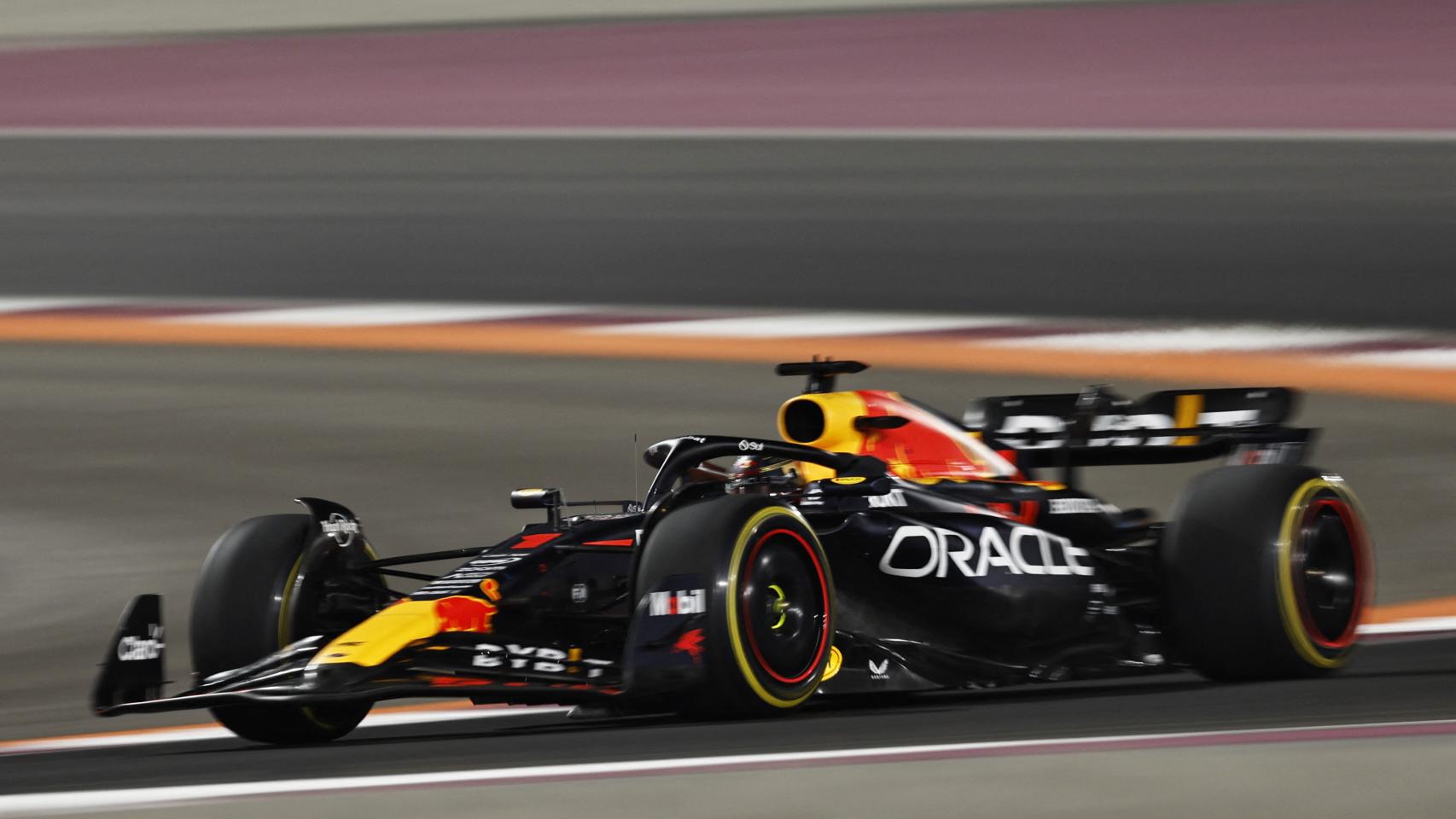 Max Verstappen, en un momento durante el GP de Qatar.