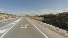 Carretera A-357 a su paso por Málaga.