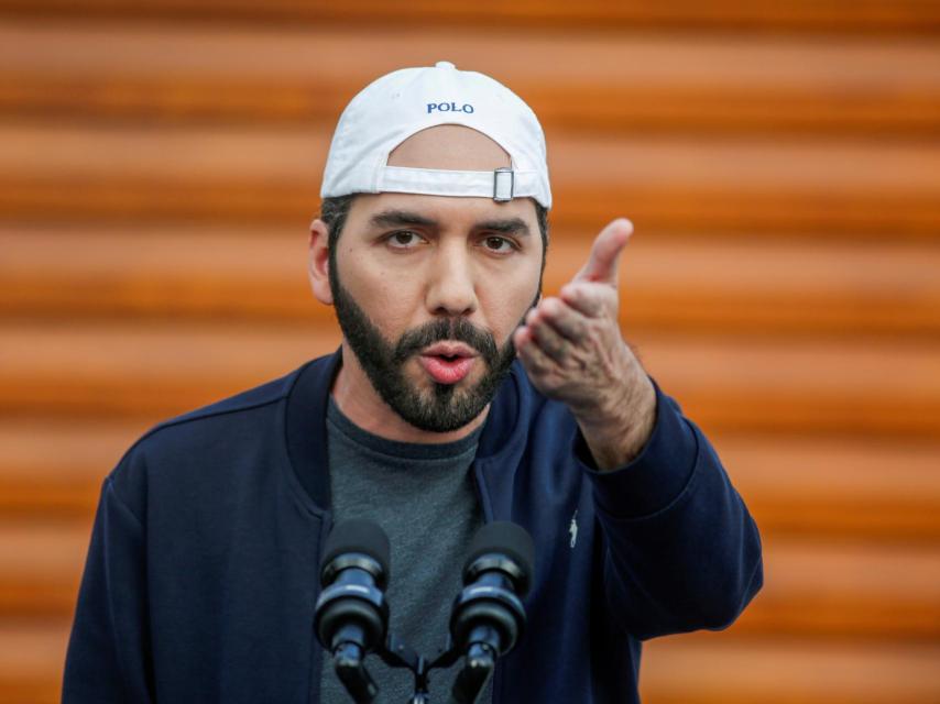 El presidente de El Salvador, Nayib Bukele.