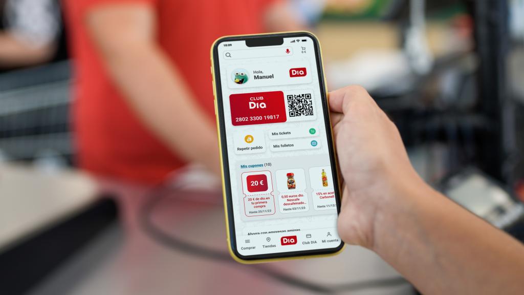 La nueva app de supermercados Día.