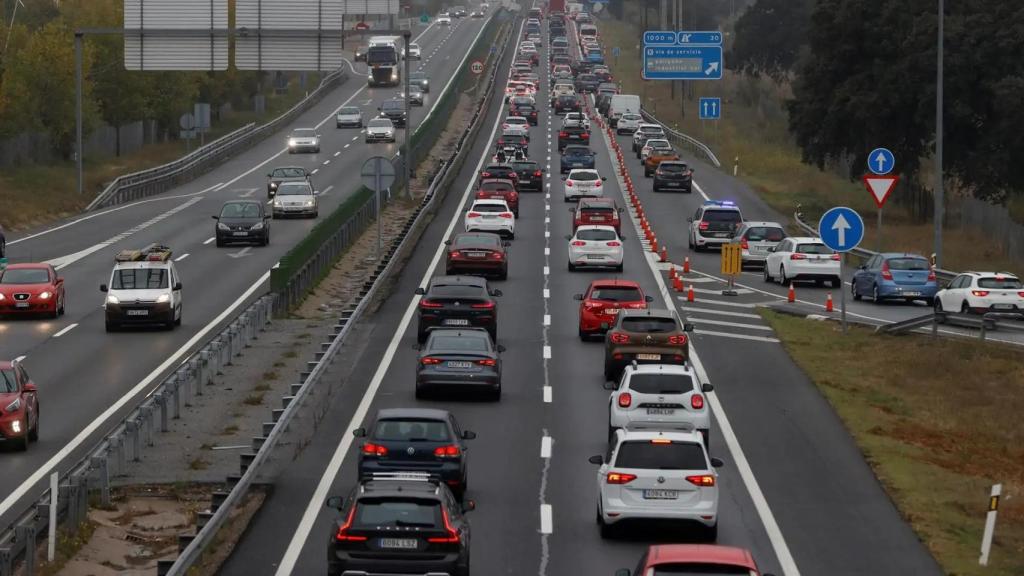 Imagen de archivo de una carretera de España.