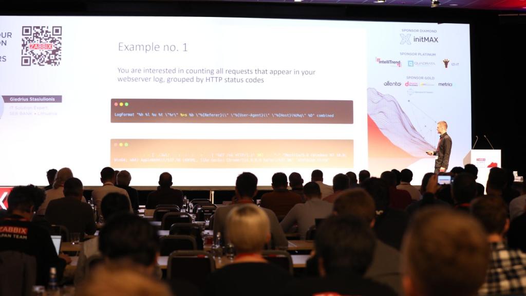 Un momento durante el Zabbix Summit.