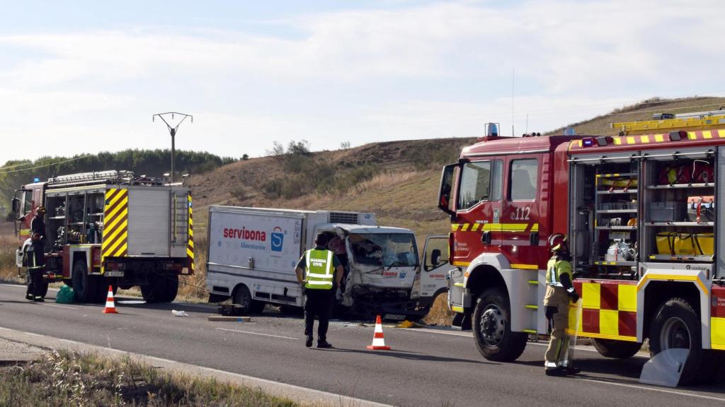 Accidente en la Nava de Sotrobal