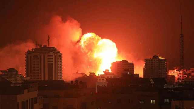 Gaza bombardeada.