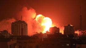 Gaza bombardeada.