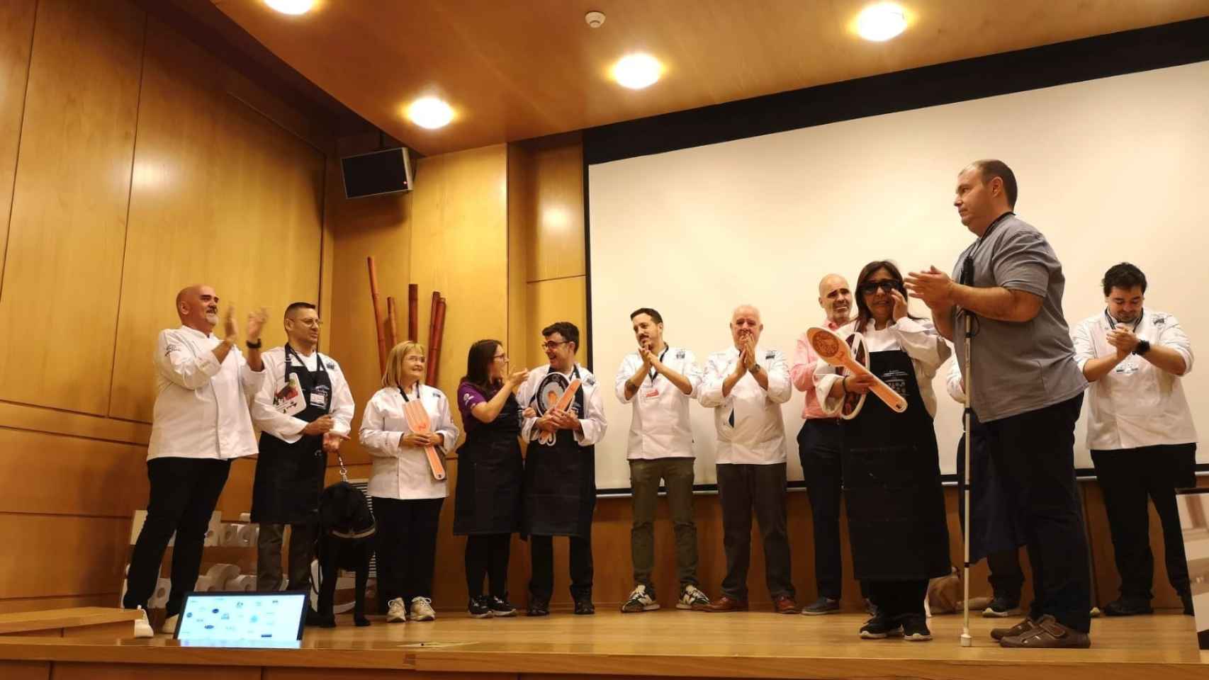 Cocinar a ciegas: la riojana Mariví Martínez gana el III Concurso Nacional de Cocina para Invidentes.