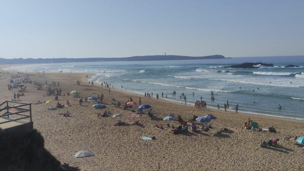 Playa A Frouxeira, en Valdoviño