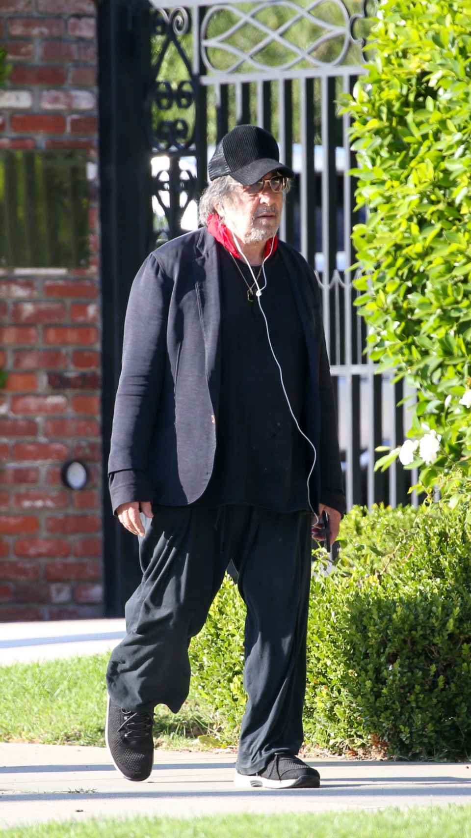 Al Pacino en su paseo por Los Ángeles.