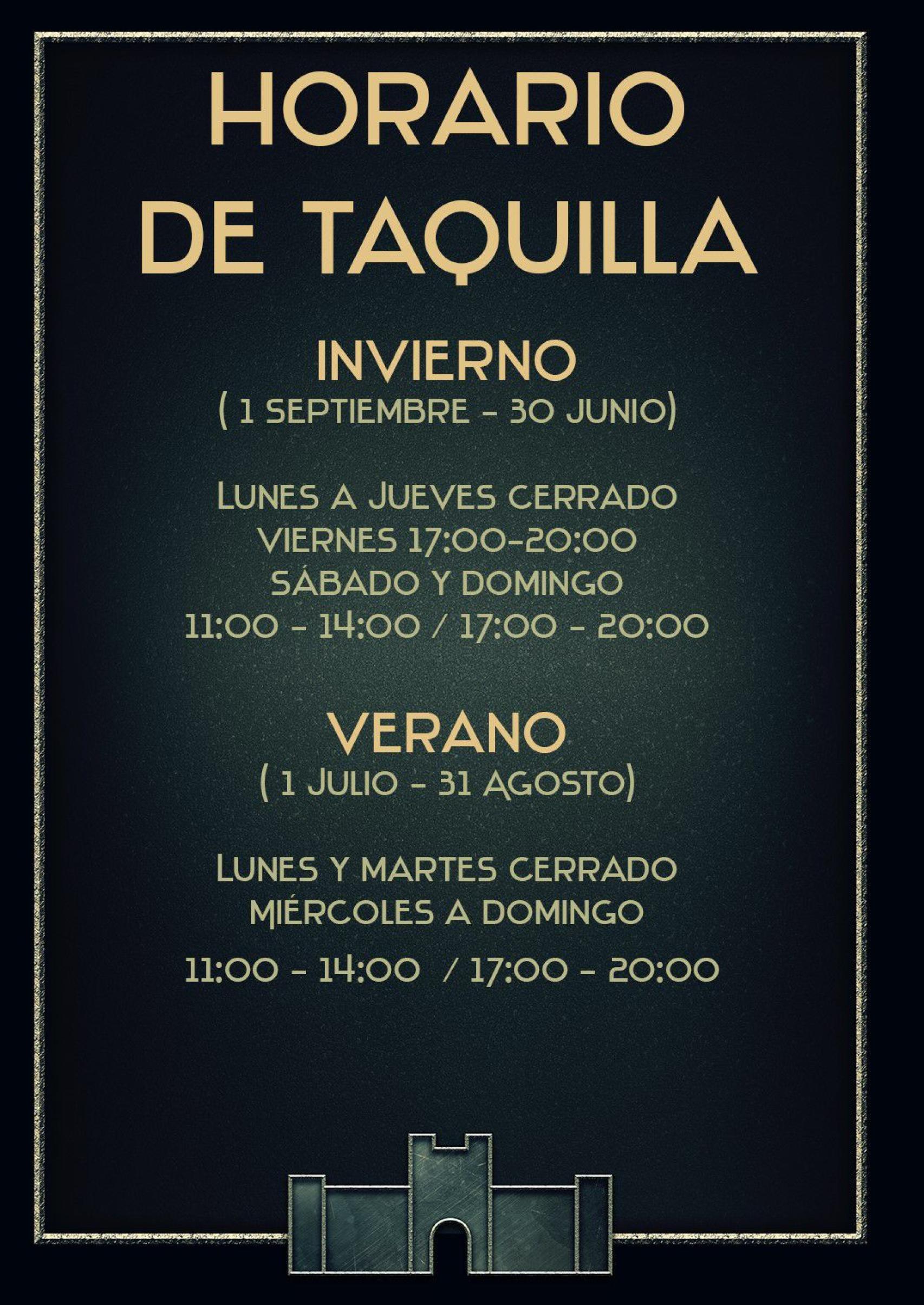 Horario del Castillo Encantado de Trigueros del Valle