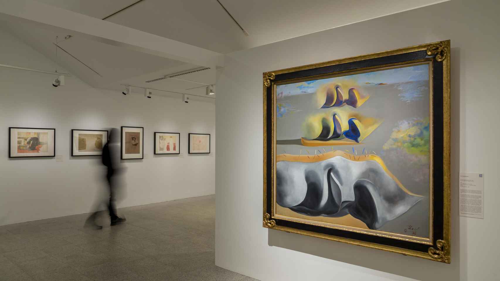 Cuadro de Salvador Dalí en la exposición 'Artistas y modelos' en la Fundación Canal.