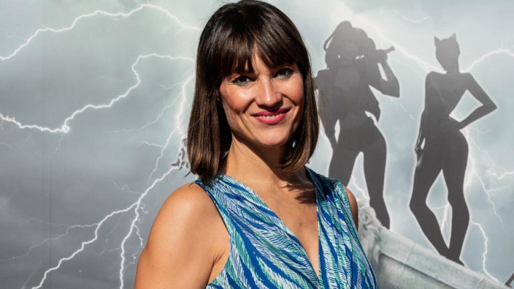 Irene Villa en un evento celebrado en Parque Warner.