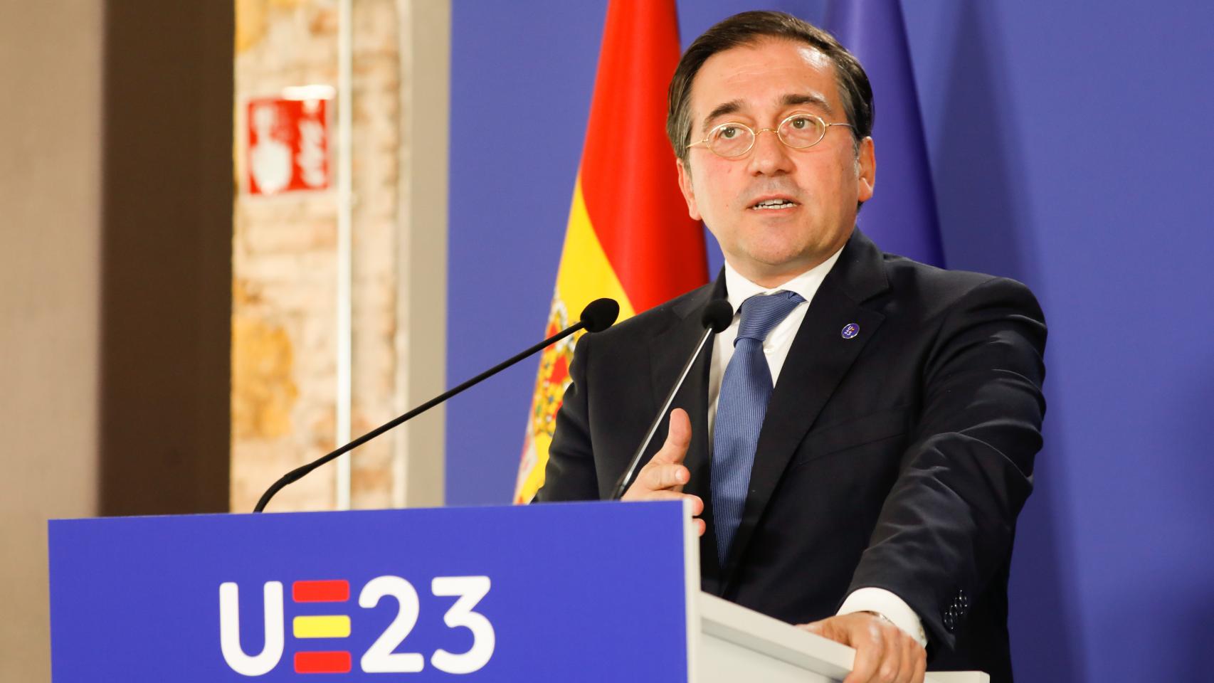 El ministro de Exteriores, Unión Europea y Cooperación en funciones, José Manuel Albares, en una imagen de archivo.