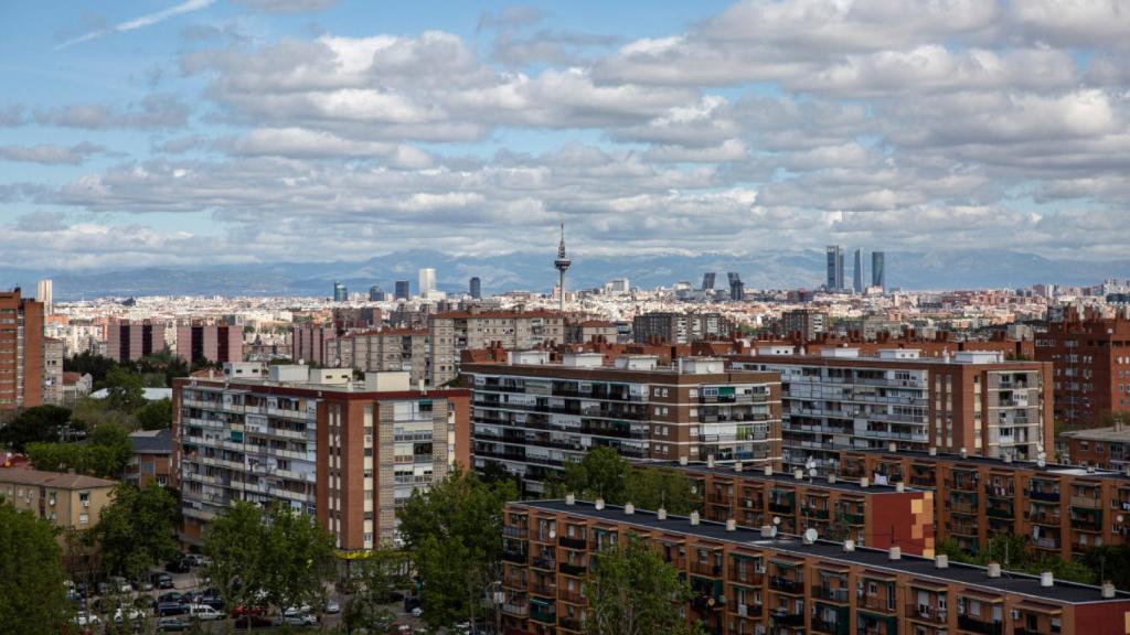 Vista panorámica de la ciudad de Madrid.