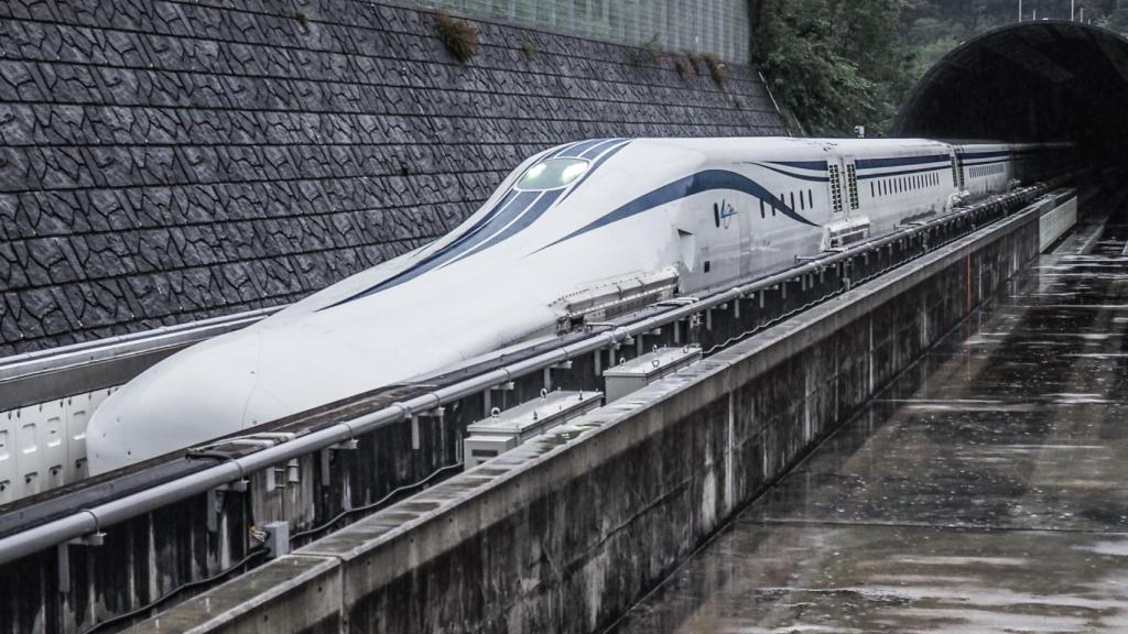 Tren bala de levitación magnética de Japón