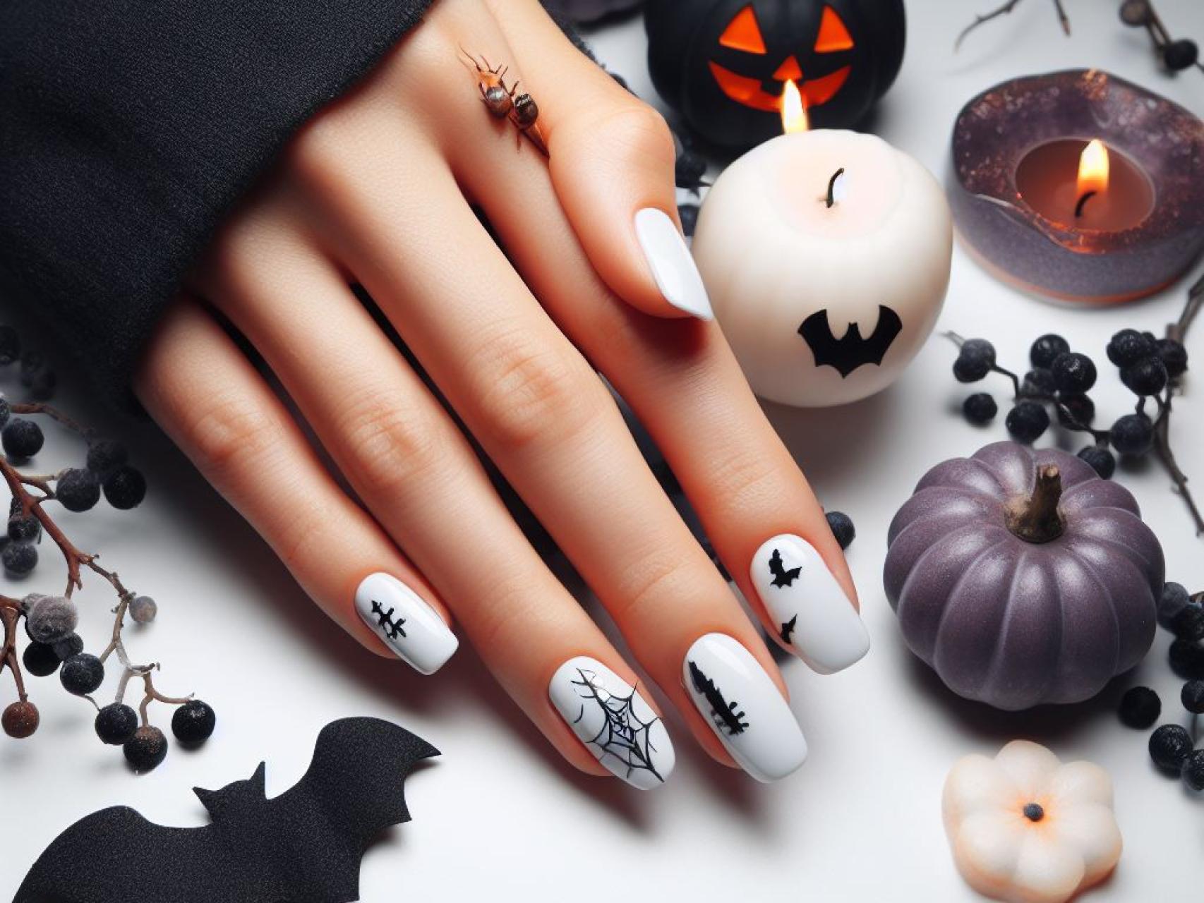 12 ideas de uñas para Halloween fáciles, bonitas y muy originales