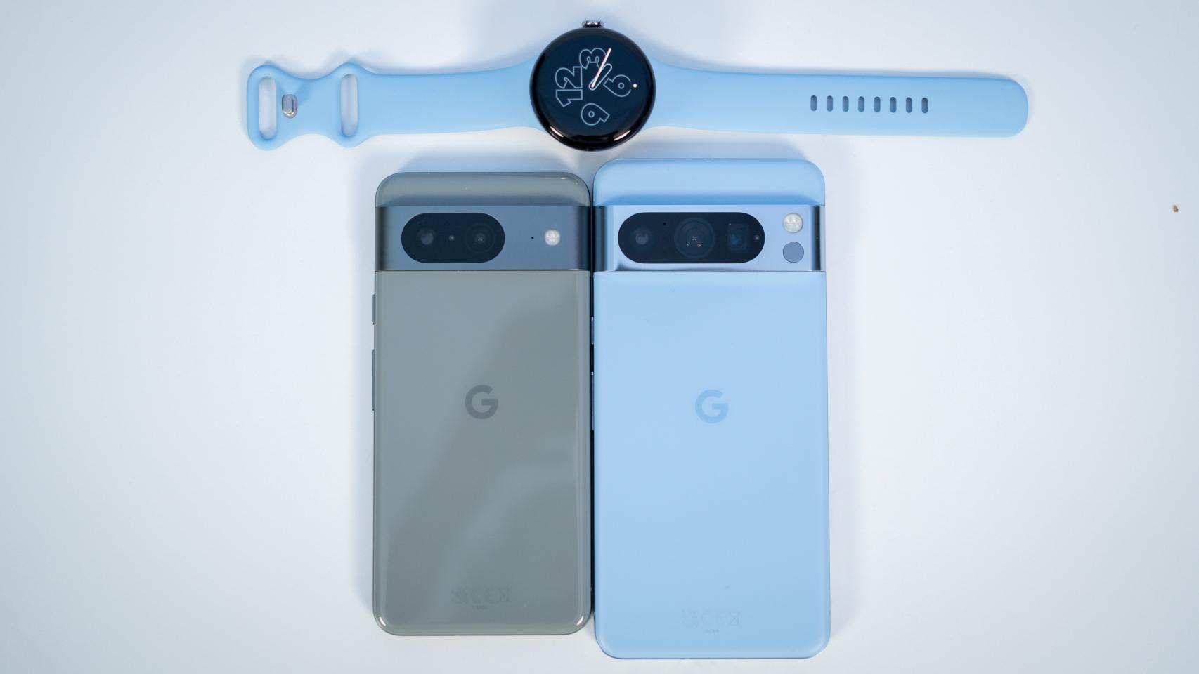 Pixel 8, Pixel 8 Pro y Pixel Watch 2