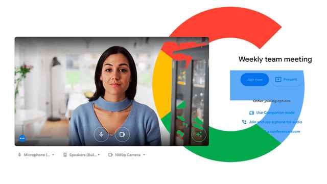 Google Meet se actualiza para mejorar la calidad de las videollamadas grupales