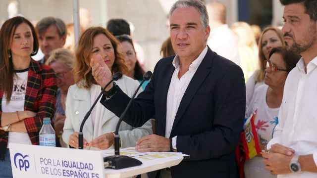 El coordinador general del PP, Elías Bendodo, este miércoles en Málaga.