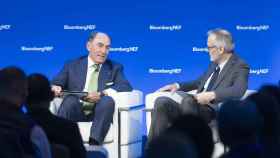 El presidente de Iberdrola, Ignacio Sánchez Galán, en la cumbre Bloomberg New Energy Finance (BNEF).
