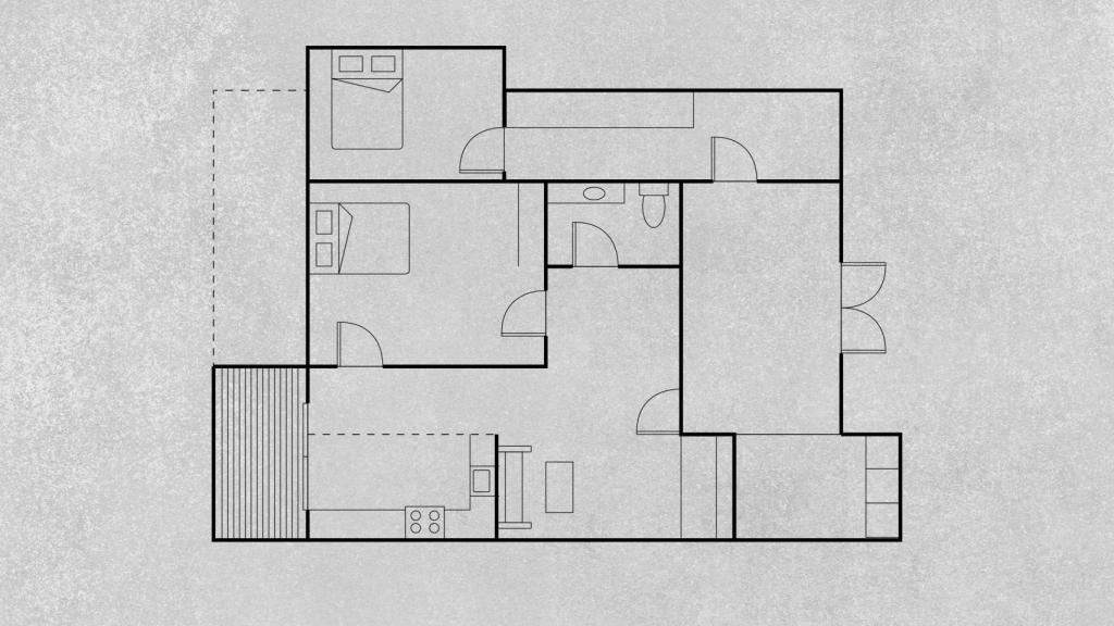 Plano de una casa.