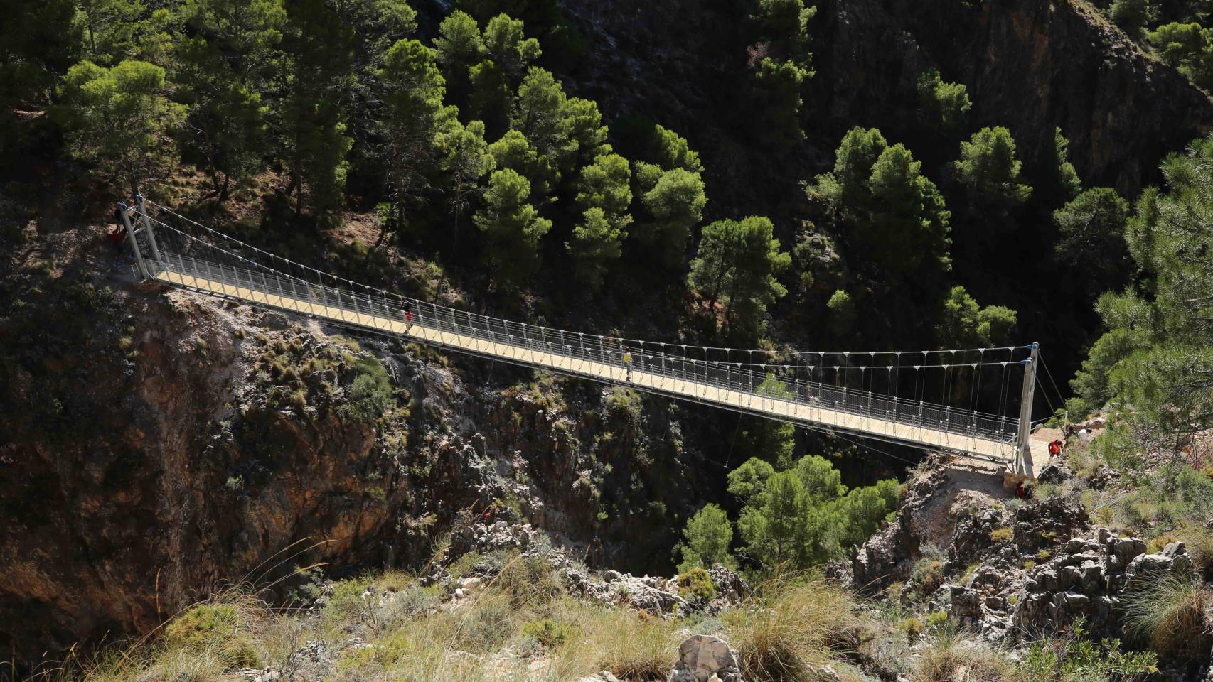 Puente El Saltillo, en Canilla de Aceituno, cerca de donde se produjo la tragedia.