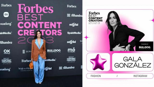 La gallega Gala González, premio ‘Best Fashion Content Creator’ de Forbes
