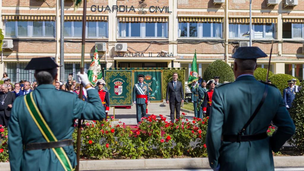 Acto por el día de la Fiesta Nacional en Toledo. Foto: Delegación de Gobierno.