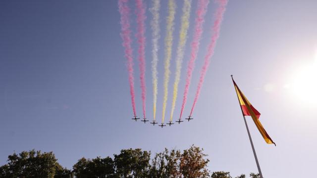 Vista del desfile de la Fuerza Aérea Española