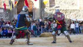 Recreación de una batalla medieval en Atienza.