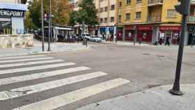 Imagen del cruce que cerrará al tráfico en Zamora