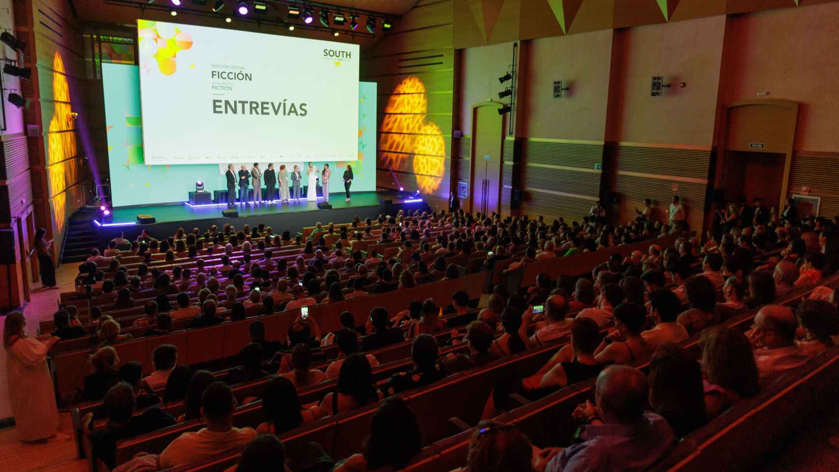 Presentación de la tercera temporada de 'Entrevías' en el Festival South Series de Cádiz.