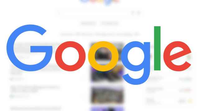 Logotipo de Google sobre el nuevo diseño en pruebas de su página de inicio