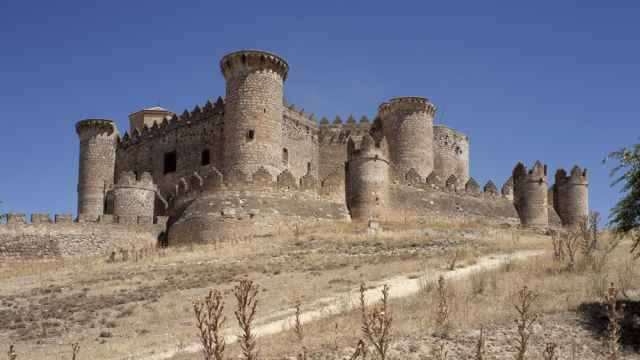Vista del castillo de Belmonte