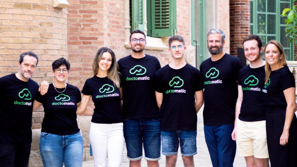 Equipo de la startup española Doctomatic, seleccionada por Google dentro de su programa 'Growth Academy AI for Health'.