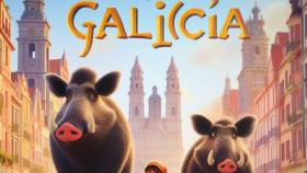 Así se vería Galicia si fuese una película de Disney