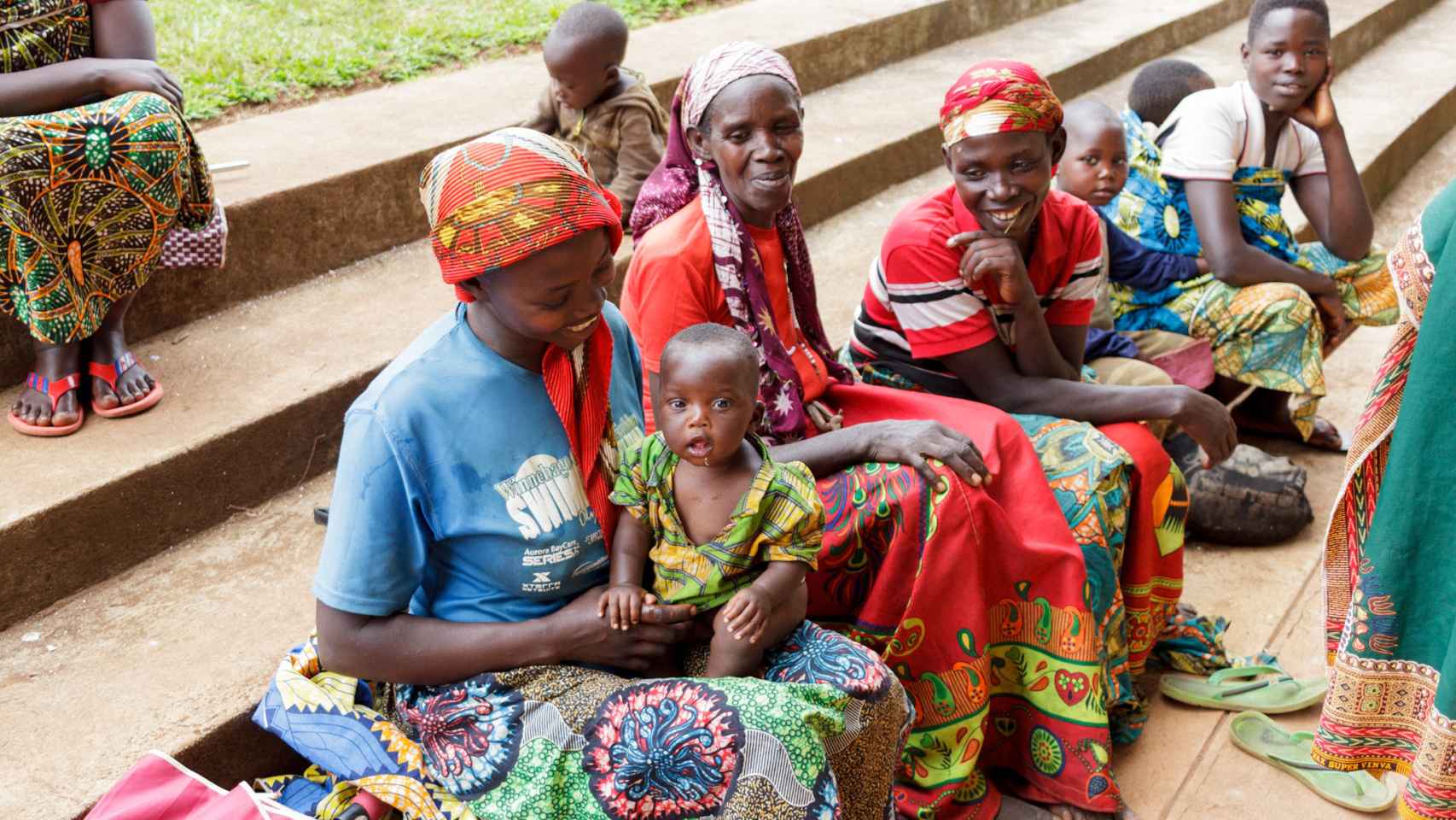 Usuarias del centro materno-infantil de Ndava, Burundi.