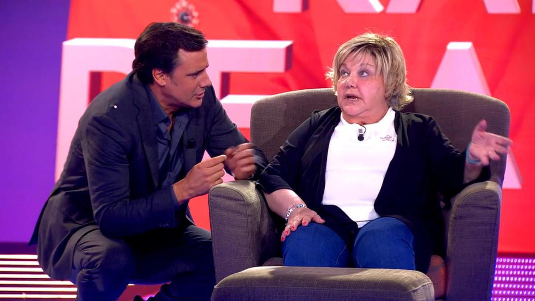 Ion Aramendi y Karina en 'GH VIP: El debate'.