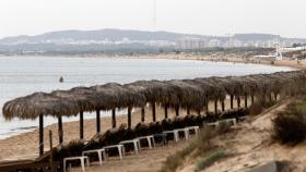 La playa del Pinet de Elche.