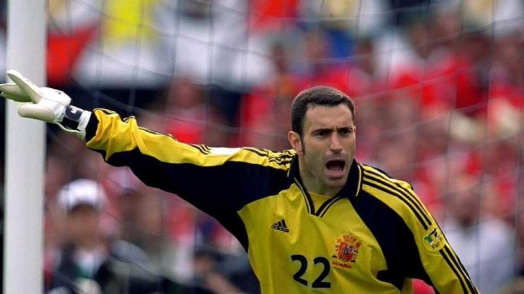 José Francisco Molina, portero de la Selección en la Eurocopa 2000.