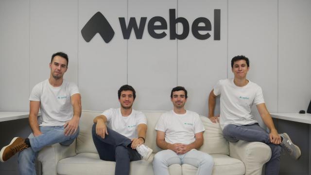 El equipo fundador de Webel.