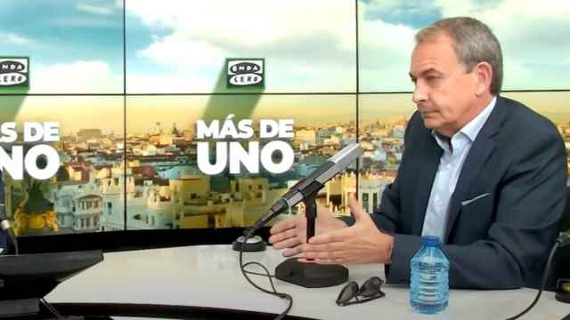 José Luis Zapatero este lunes en una entrevista en 'Más de Uno' de Onda Cero.
