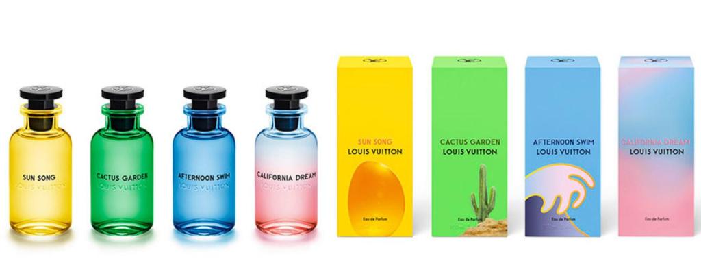Colección de verano de perfumes Louis Vuitton.
