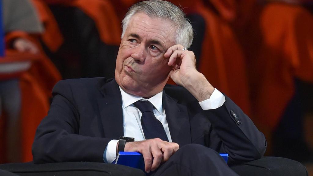 Carlo Ancelotti, en un acto