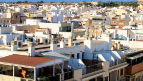 Las azoteas de varios edificios en Santa Pola, en una imagen de archivo.