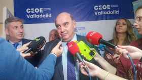 Mariano Sanz Liorente, secretario general de la patronal de la construcción (CNC), hoy en Valladolid