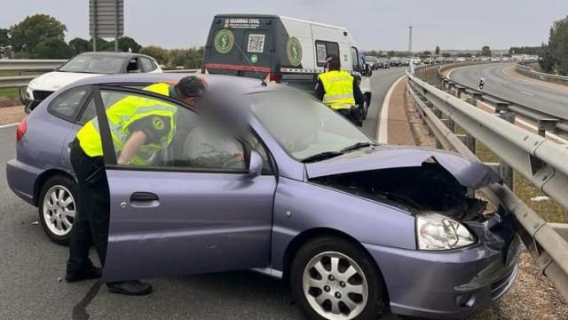 Accidente en la entrada de Zamora