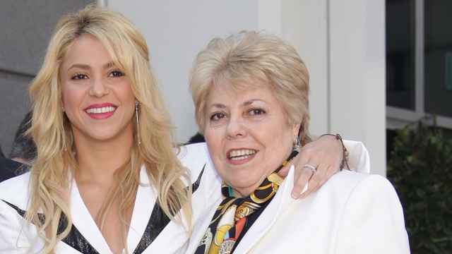 Shakira junto a su madre, Nidia Ripoll, en una imagen de archivo.