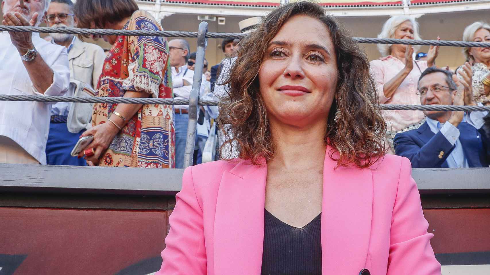 Isabel Díaz Ayuso, en la Feria de Otoño de Las Ventas.