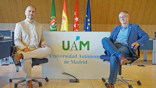 Alberto Díaz, socio fundador de BeAble Capital, y Félix Zamora, Vicerrector de Transferencia de la Universidad Autónoma de Madrid (UAM).